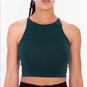SOLD American apparel dark green sleeveless top